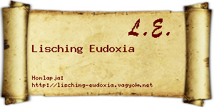 Lisching Eudoxia névjegykártya